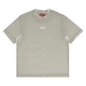 Майка Supreme Overprint Small Box Short-Sleeve Top, серый