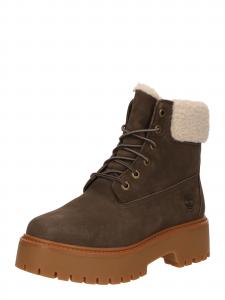 TIMBERLAND Коричневые ботинки на шнуровке