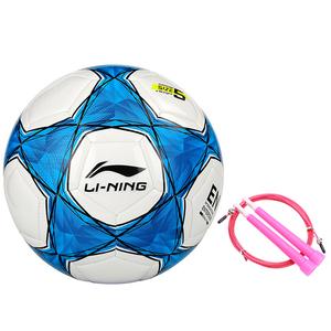 LINING Футбольный мяч размер 5 TPU с машинной строчкой unisex белый, blue