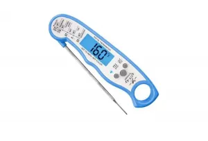 Термометр для продуктов питания мгновенного считывания - водонепроницаемый цифровой термометр для мяса Zulay Kitchen, темно-синий