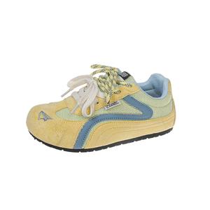 Кроссовки Shock Absorbers Abrasion Resistant Slip Resistant Low top Kids Lifestyle Shoes Teenagers Peter pan, желтый