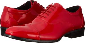 Оксфорды Gala Cap Toe Oxford Stacy Adams, цвет Red Patent