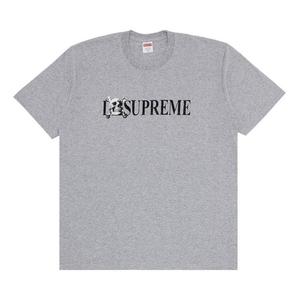 Футболка Supreme Skull Tee, Heather Grey