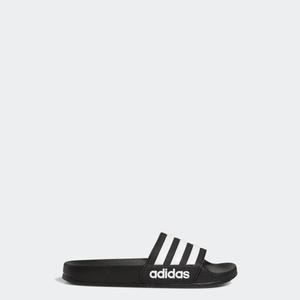 Детские сланцы Adilette для душа Adidas, черно-белый