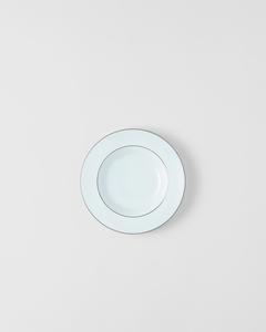 Набор из двух фарфоровых суповых тарелок - Селадон Prada, голубой