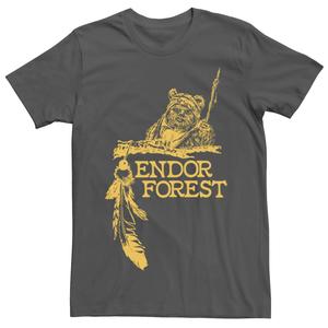 Мужская футболка Ewok Endor Forest Star Wars