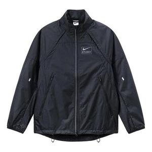 Куртка Nike x Stussy FW22 Track Jacket 'Black', черный