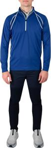 Columbia Golf мужская толстовка Omni-Heat Range Session 1/4 Zip, Azul