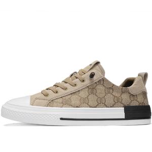 YUZHAOLIN Антискользящие износостойкие низкие скейтерские кроссовки мужские - хаки, цвет Khaki