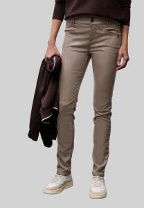 Брюки Street One SLIM FIT COATED, Braun/Brown