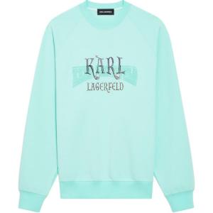 Свитшот Unisex KARL LAGERFELD/Karl Lagerfeld Jeans, синий/зеленый