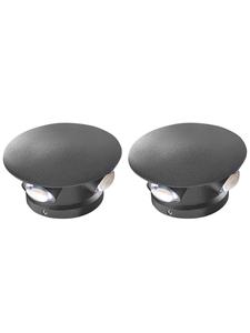 Beliani Комплект из 2 уличных настенных светильников MAURICE черного цвета