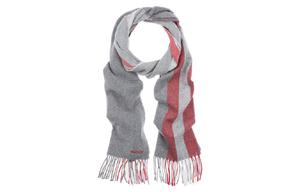 BALLY Вязаный шарф мужской серый, Gray