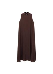 Платье MANGO Safari-a, шоколадный