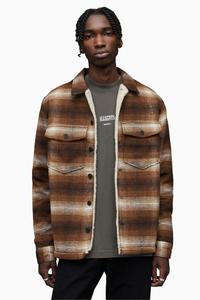 Коричневая куртка AllSaints Seneca All Saints, коричневый