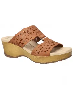 Женские сандалии Rin с противоскользящей подошвой Easy Street, коричневый/бежевый