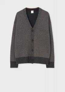 кардиган с контрастными деталями