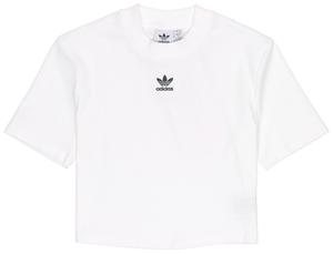 Женский укороченный топ adidas originals, Белый