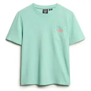Футболка с коротким рукавом Superdry Essential Logo Gd Pocket, зеленый