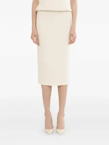 Юбка-карандаш миди с завышенной талией NISSA, бежевый