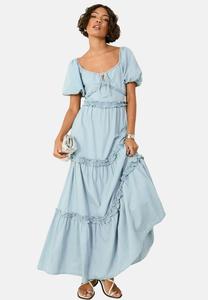 Платье Friends Like These Denim dress, Mid Blue/Bleached Denim