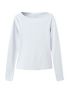 MANGO Футболка 'MURMA' в пастельно-голубом цвете