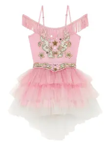 Платье из тюля с декором Tutu Du Monde, розовый