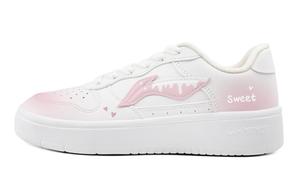 LINING Понтонные лодки амортизация, износостойкие низкие кроссовки skateboard women's pink