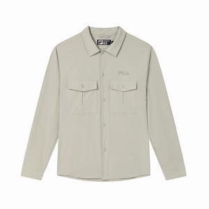 FILA Повседневная рубашка мужская rice wood khaki