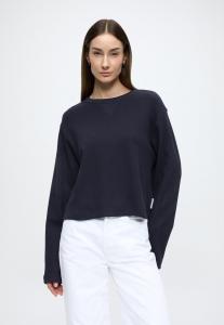 Топ Marc O'Polo DENIM T-SHIRTS, LSL TRIANGLE INSERT, Blue Depths/Dark Blue