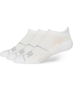 Носки Hoka No-Show Run Socks 3-Pack, цвет White/White/White