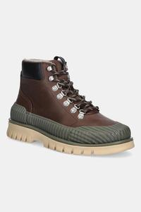 Кожаные сапоги Небрада Gant, коричневый