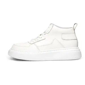 PAIBLOKS Высокие повседневные кроссовки унисекс с амортизацией, увеличенной высотой, устойчивостью к истиранию и скольжению, белые, цвет White