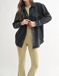 Куртка Snap-On с карманами черного цвета Mono b