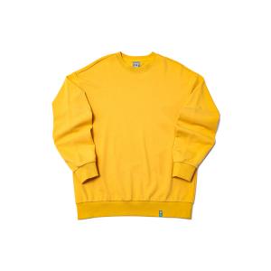 Толстовка унисекс с круглым вырезом, средней толщины, стандартного размера Rigorer, lunar желтый