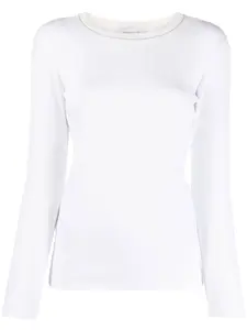 Свитер с контрастной отделкой Fabiana Filippi, белый