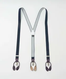 Узкие подтяжки United Arrows, цвет Navy