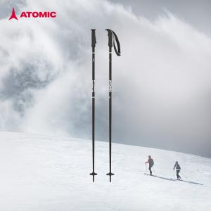 Atomic Ски палки 2425 новинка, 3-star all-mountain алюминиевые лыжные палки, снаряжение для снега, black - 3-star алюминиевые палки AMT aj5005622, 135cm