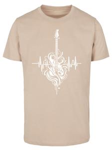 Рубашка F4NT4STIC Gitarre Heartbeat, бежевый