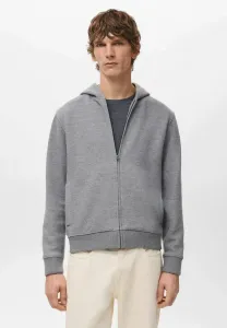 Толстовка на молнии Mango, Mottled Light Grey