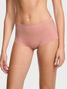 Бесшовные блестящие трусики-шорты Seamless, shine royal pink