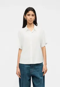 Рубашка минна, блузка на пуговицах Samsøe Samsøe, Clear Cream