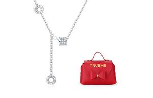 TRUE ME Женское ожерелье из серебра 999 пробы