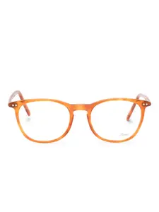 Очки в круглой оправе Lunor, оранжевый