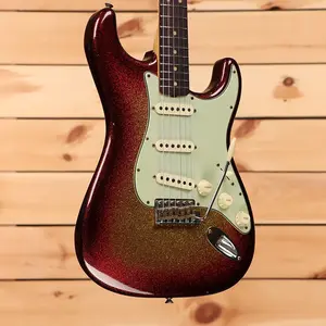Fender Custom Shop Limited 1963 Sparkle Stratocaster Journeyman Relic - Sparkle 3 Color Sunburst - CZ580524 - обработан PLEK