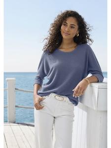 Рубашка с рукавами 3/4 цвета индиго Vivance