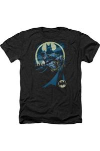 Футболка / футболка для взрослых Batman Heed The Call Heather Gildan, черный