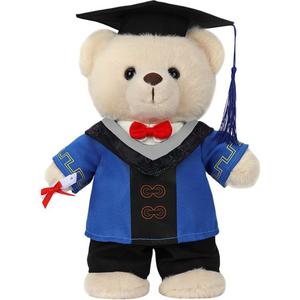 Плюшевый мишка Basic Graduation Bear для выпускного сезона, высота 26 см Shu family