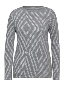 Лонгслив Cecil Langarmshirt, цвет platinum grey mel.