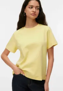 Футболка awnaima с вырезом горловины, базовая модель. Vero Moda, Lemon Meringue